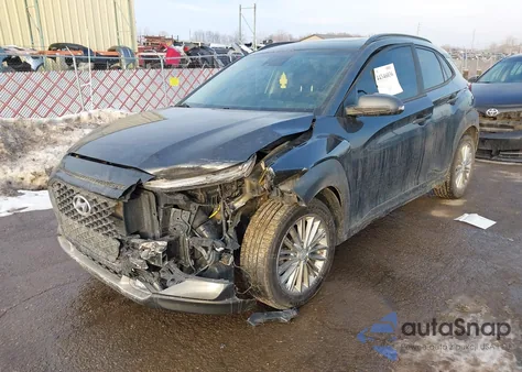 2020 Hyundai Kona Sel Plus z USA, uszkodzony, nr VIN KM8K62AA2LU525502